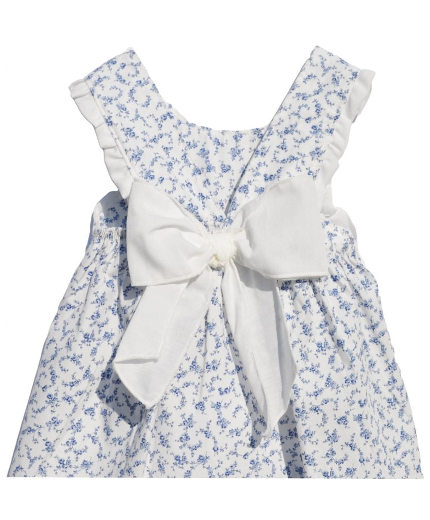 Macy Baby Girls Blue Floral Sleeveless Dress (6mths2yrs) D&C