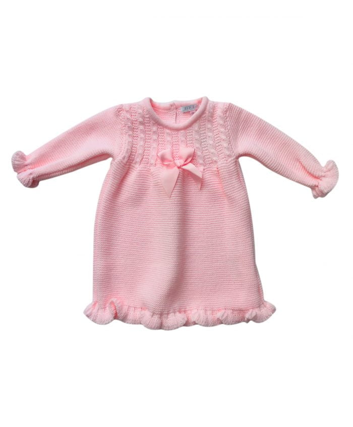 knitted baby girl dress